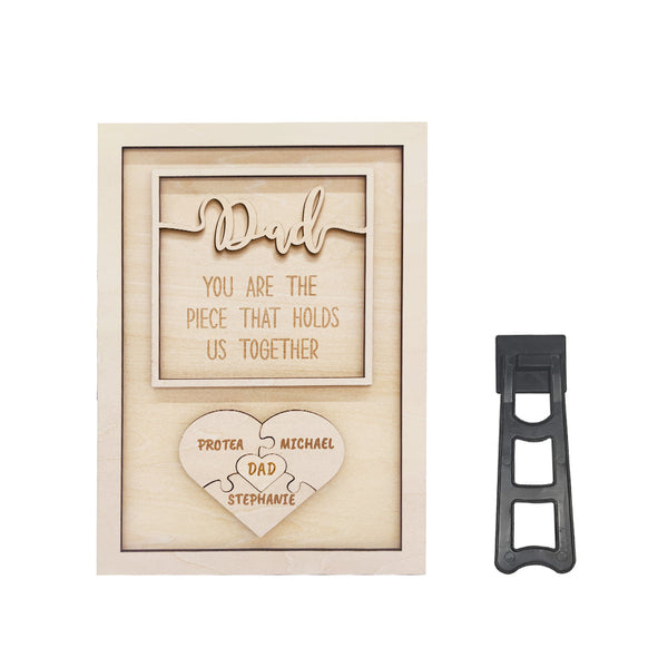 Dad puzzle plaque