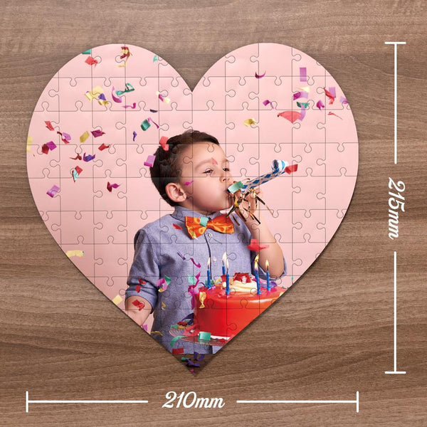 Blank Heart Puzzles with Frames, Heart Shape Puzzles