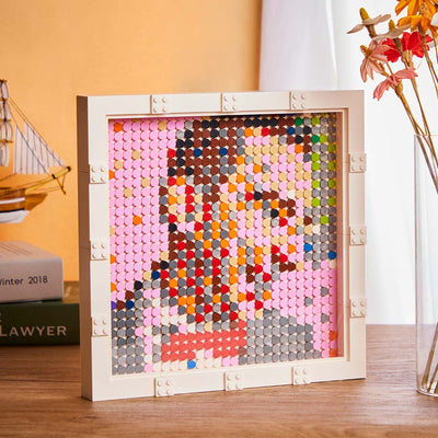 Build a Personalised Lego-style Portrait Handmade Pixel Art 